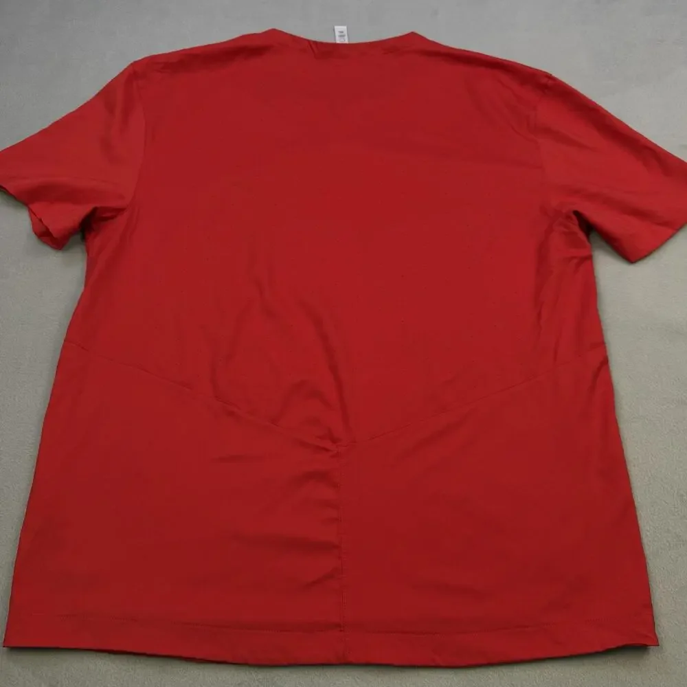 Indiana Hoosiers Shirt Mens Medium Red NCAA Basketball Adidas Short Sleeve